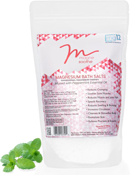 2.2lb MagneSoothe Peppermint Magnesium Bath Salt
