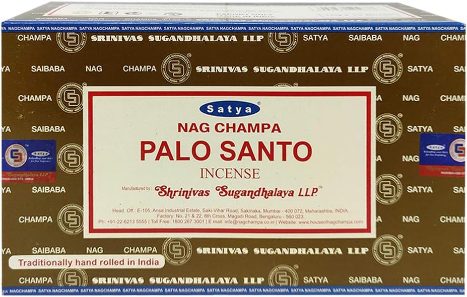 Palo Santo Incense Sticks and Incense Stick Holder Bundle Insence Insense Satya