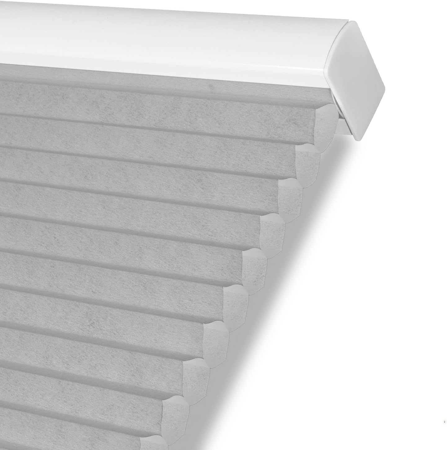 Persilux Light Filtering Cellular Blinds for Windows Pleated Cordless Roller Shades Room Darkening UV Protection Honeycomb Shades for Home, Windows and Bedroom, Dark Grey, 58" W x 54" H