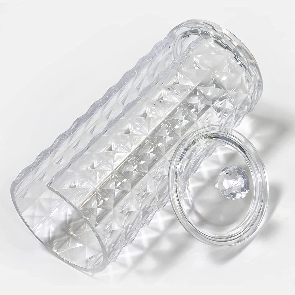 Bathroom Cup Dispenser, Mouthwash Cup Holder for 3oz Disposable Paper Cups, Fit for Mouthwash Cups Storage, Vanity Makeup Organizer - Clear