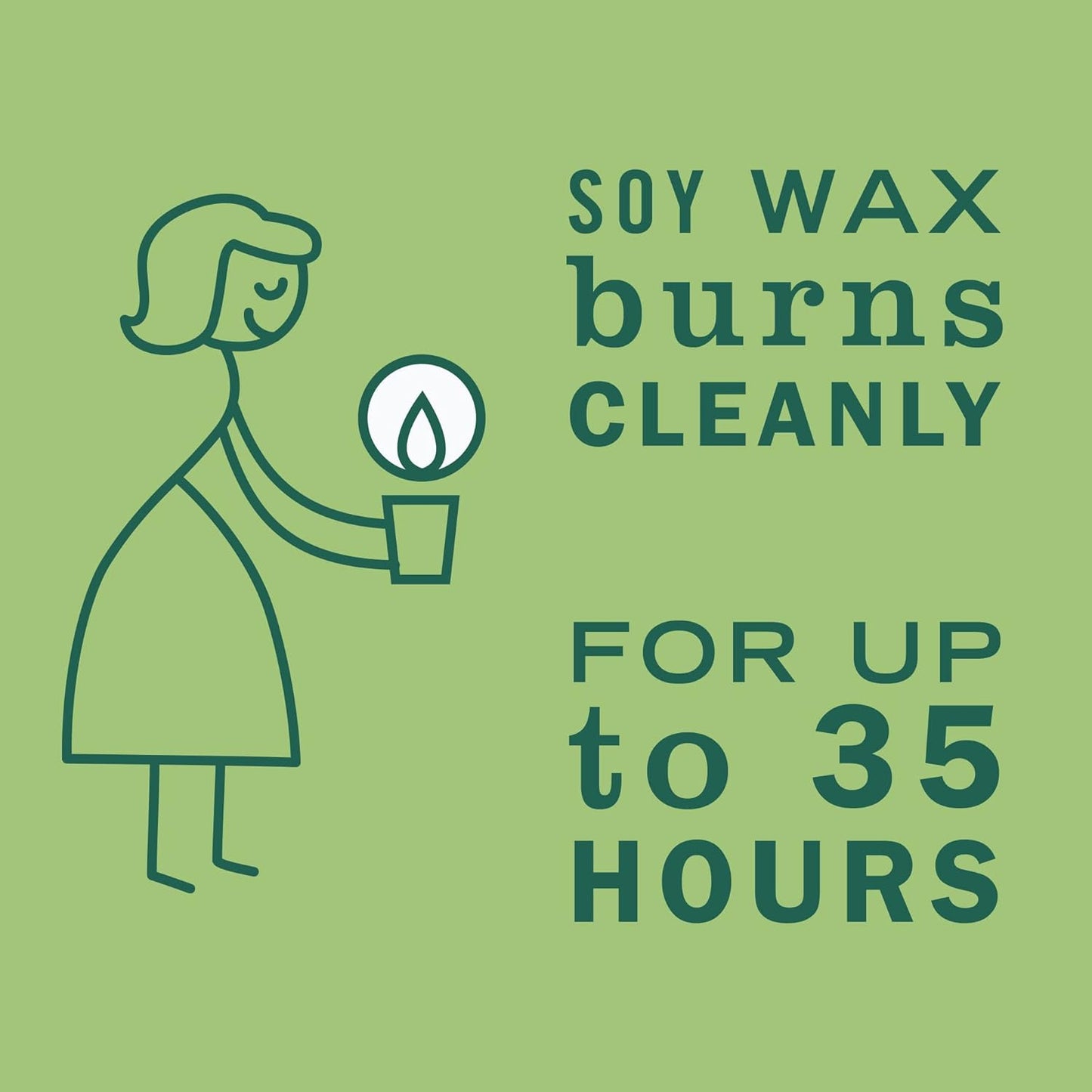 MRS. MEYER'S CLEAN DAY Soy Aromatherapy Candle, 35 Hour Burn Time, Made with Soy Wax and Essential Oils, Limited Edition Iowa Pine, 7.2 oz - Pack of 2