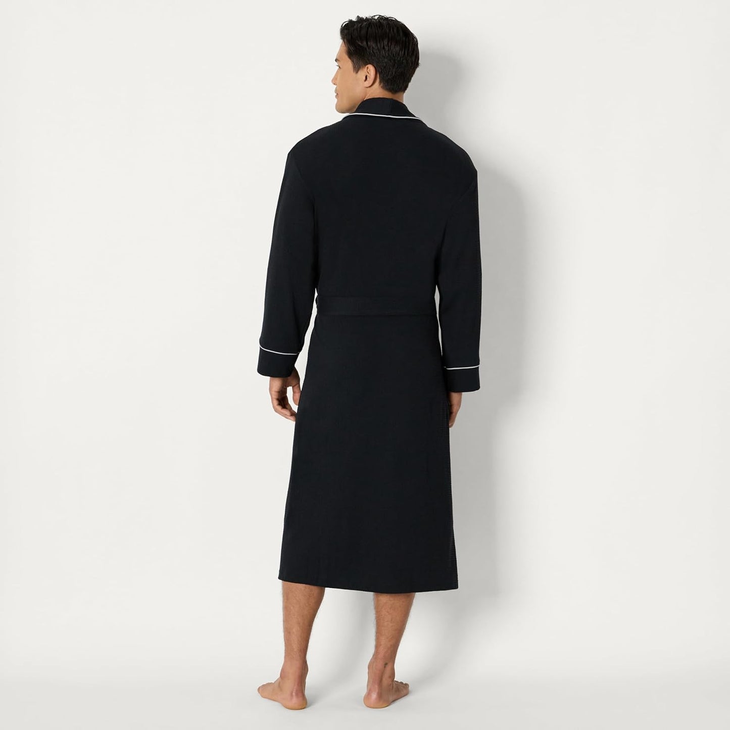 Amazon Essentials Mens Lightweight Waffle Bathrobe (Available in Big & Tall)