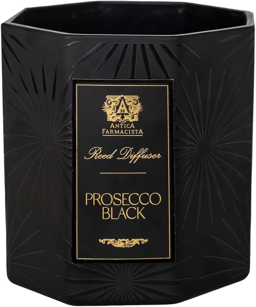 Antica Farmacista Three-Wick Candle - Decorative Home Candle - Long-Lasting & Premium Scented - Luxury Gift - Prosecco Black, 25 oz