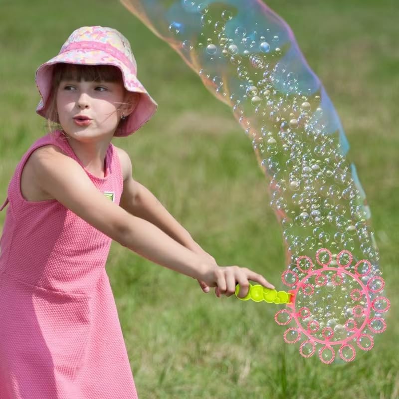 Bubble Wands kit Party Favors for Kids Bulk Toys Party Supplies Christmas Birthday Wedding Bath Time Gifts for Boys Girls (Various)