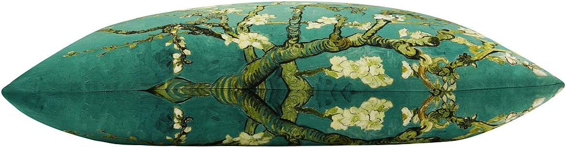 ALASKA BEAR Luxury Silk Pillowcase for Beauty Sleep, Genuine 22 Momme Mulberry Silk Pillow Case Slip for Room Decor, Cherry Blossom Floral Pattern Printed, Queen Size (1pc, Gift Box)