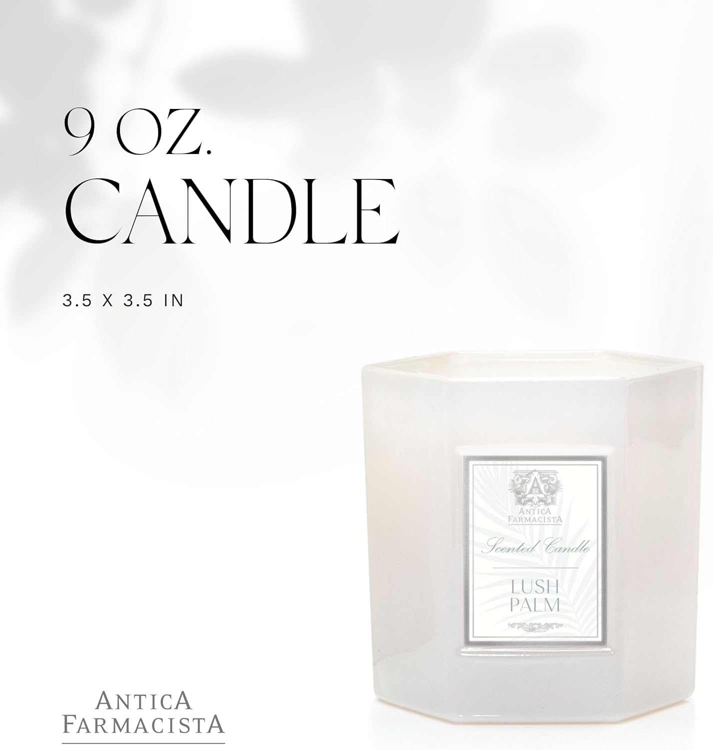 Antica Farmacista Luxury Scent Candle - Decorative Home Candle - Long-Lasting & Premium Scented - Luxury Gift - Lush Palm, 9 oz