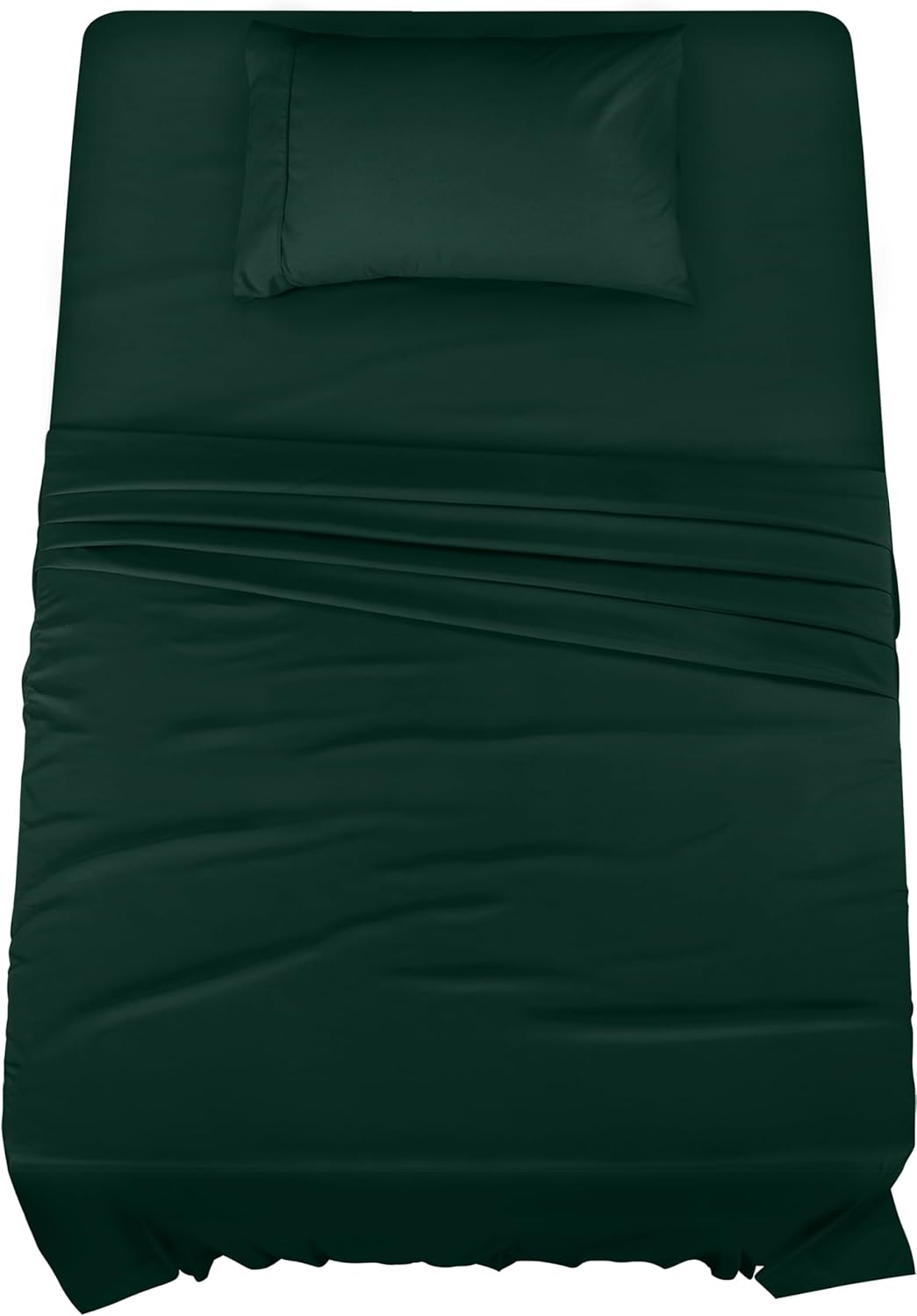 Utopia Bedding Twin Bed Sheets Set - 3 Piece Bedding - Brushed Microfiber - Shrinkage and Fade Resistant - Easy Care (Emerald Green)