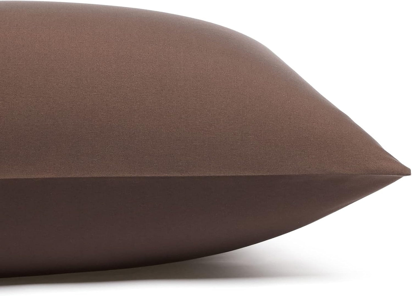 Amazon Basics Lightweight Super Soft Easy Care Microfiber 3-Piece Bed Sheet Set with 14-Inch Deep Pockets, Twin XL, Solid, Chocolate