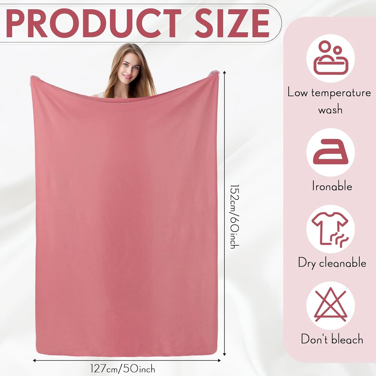Shimeyao 24 Packs Fleece Throw Blanket Soft Warm Lightweight Fleece Blanket Cozy Throw Bulk for Bed Couch Sofa Home Office Wedding Gifts Suitable for Seasons, 50 x 60 Inches(Elegant Color)