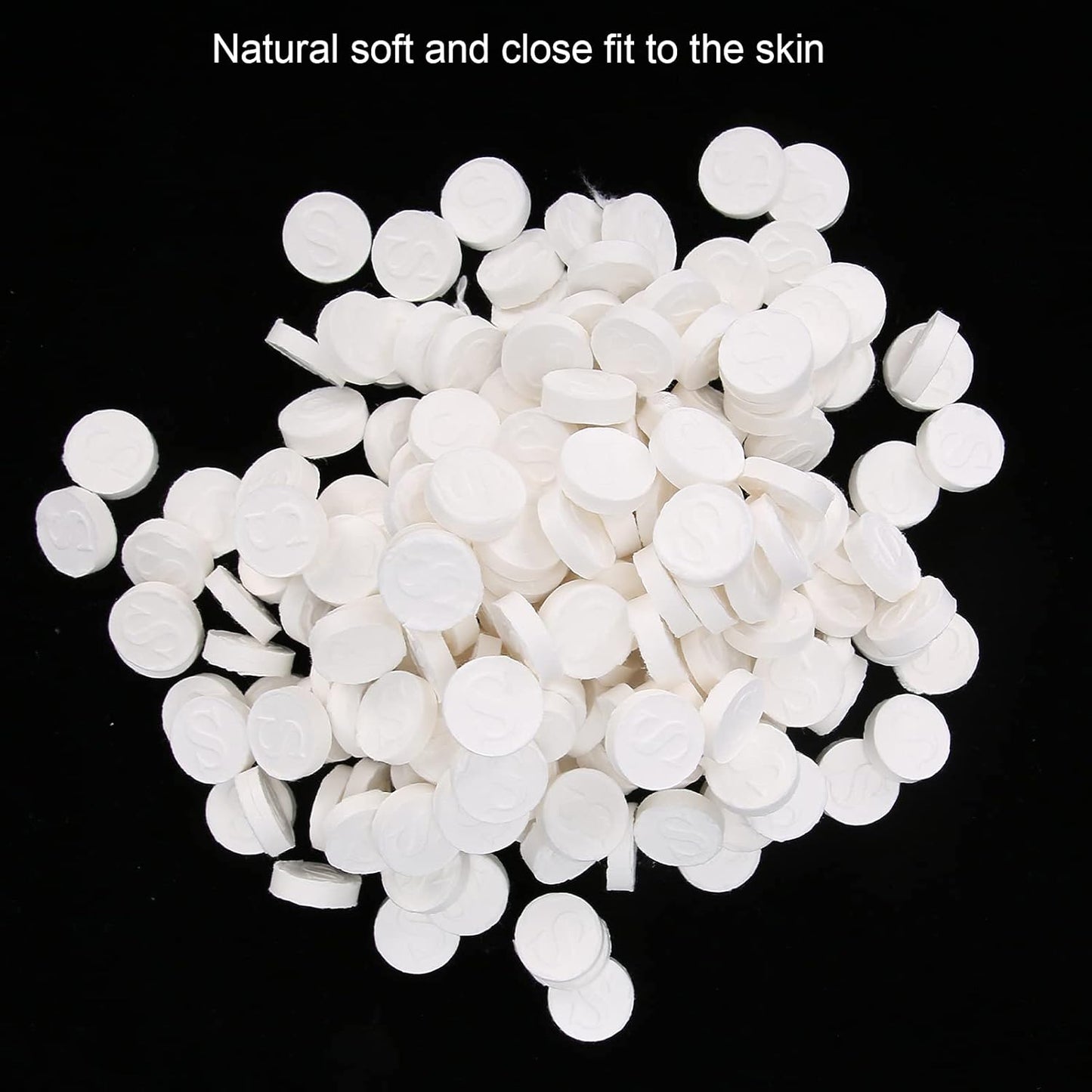 Dioche 500pcs Disposable Mask Paper Compressed Sheet DIY Hydrating Mask Cotton Skin Care Wrapped Masks for Home Travel, Dry Face Paper Sheet