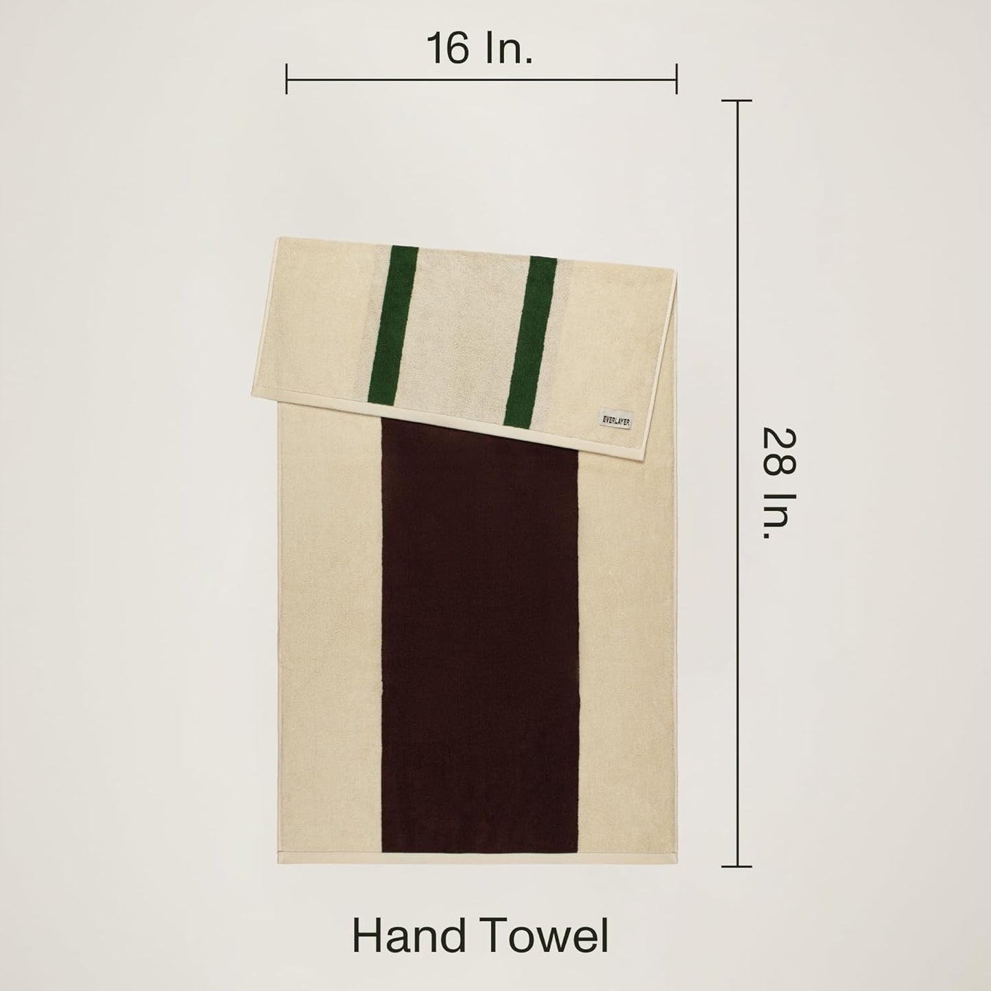 Towels - Ultra Soft, Thick and Plush, Reversible - 2 PC Luxury Hand Towels (16"x 28"), 550 GSM,100% Combed Cotton, Made in Portugal, Perfect for Home and Bathroom, Wildwood Cognac -Janus