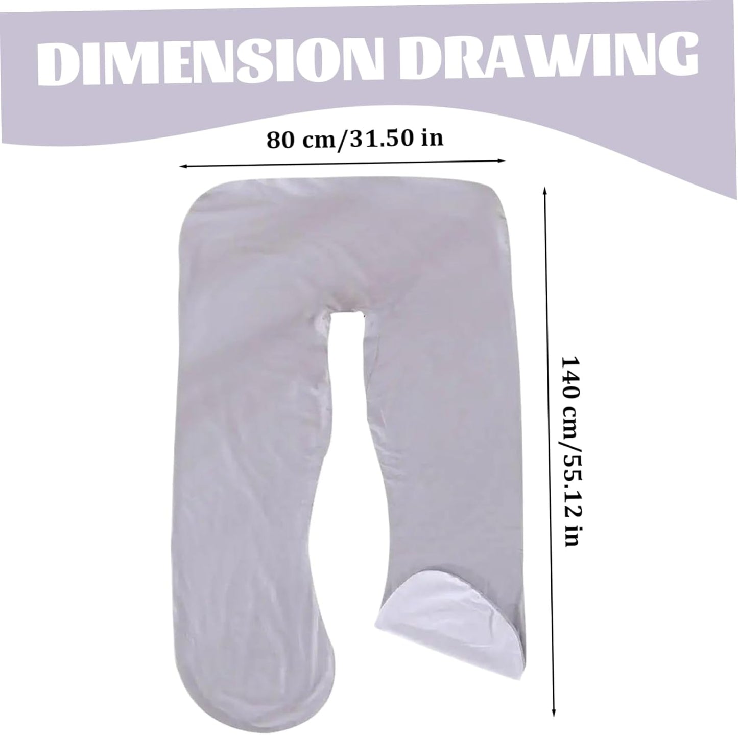 U Shaped Pregnancy Pillow, Soft & Comfortable Maternity Pillow, Washable Provides Sleep and Pregnancy Support, for Women Supplies, Maternity