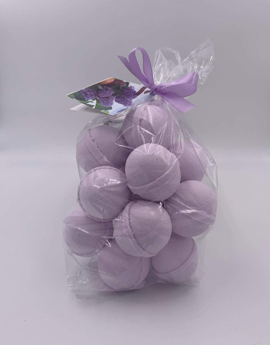 Spa Pure Plumeria Bath Bombs: Bath Fizzies moisturizing with Shea Butter, Great for Dry Skin, Small (14 Count) Pack of 1