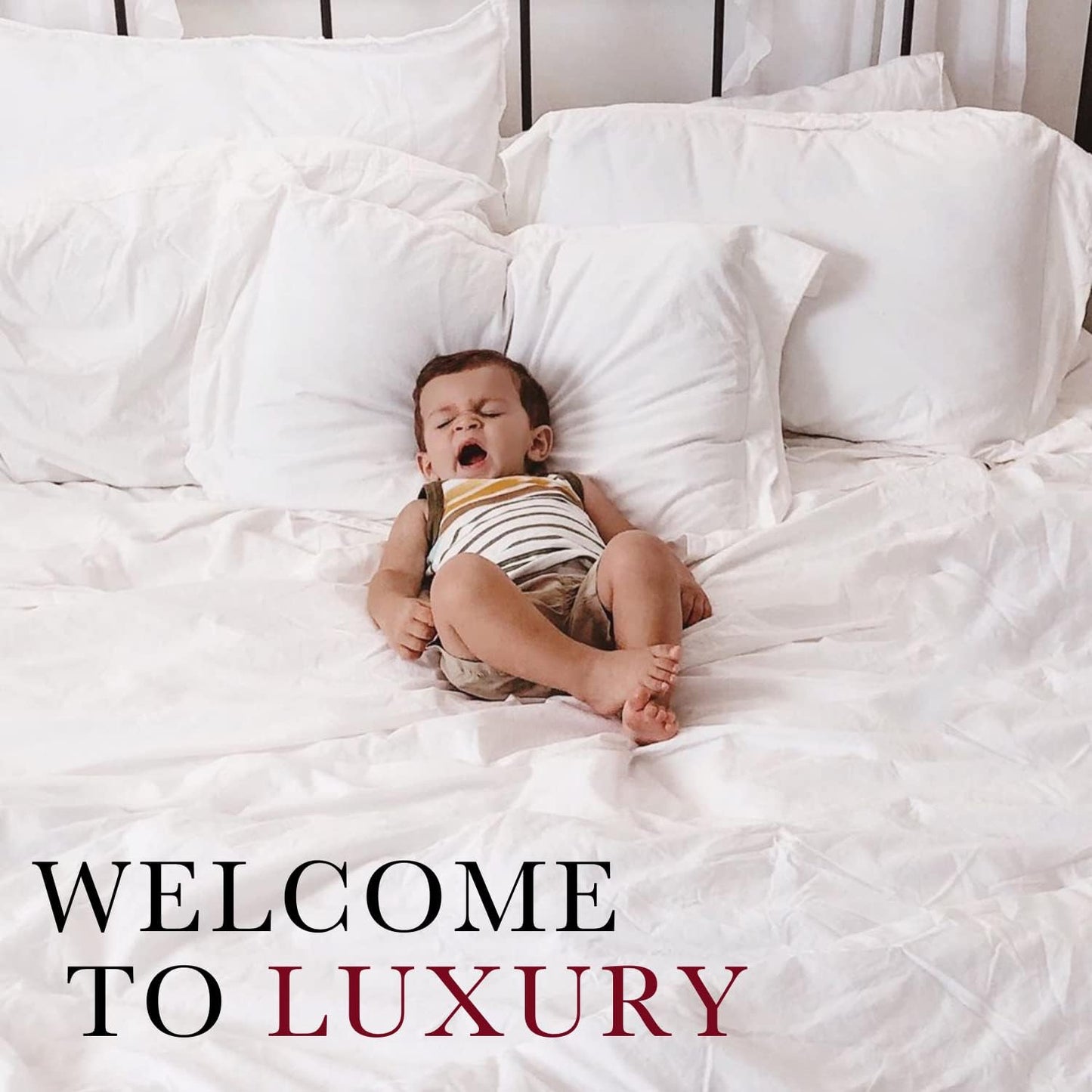 Red Land Cotton Luxury Sheet Set | 100% American Grown Cotton Basics | Premium Hotel Ultra-Soft Lightweight 4 Piece USA Made Deep Pocket Fitted, Flat Sheet, & Pillowcases Percale Weave (Twin/White)