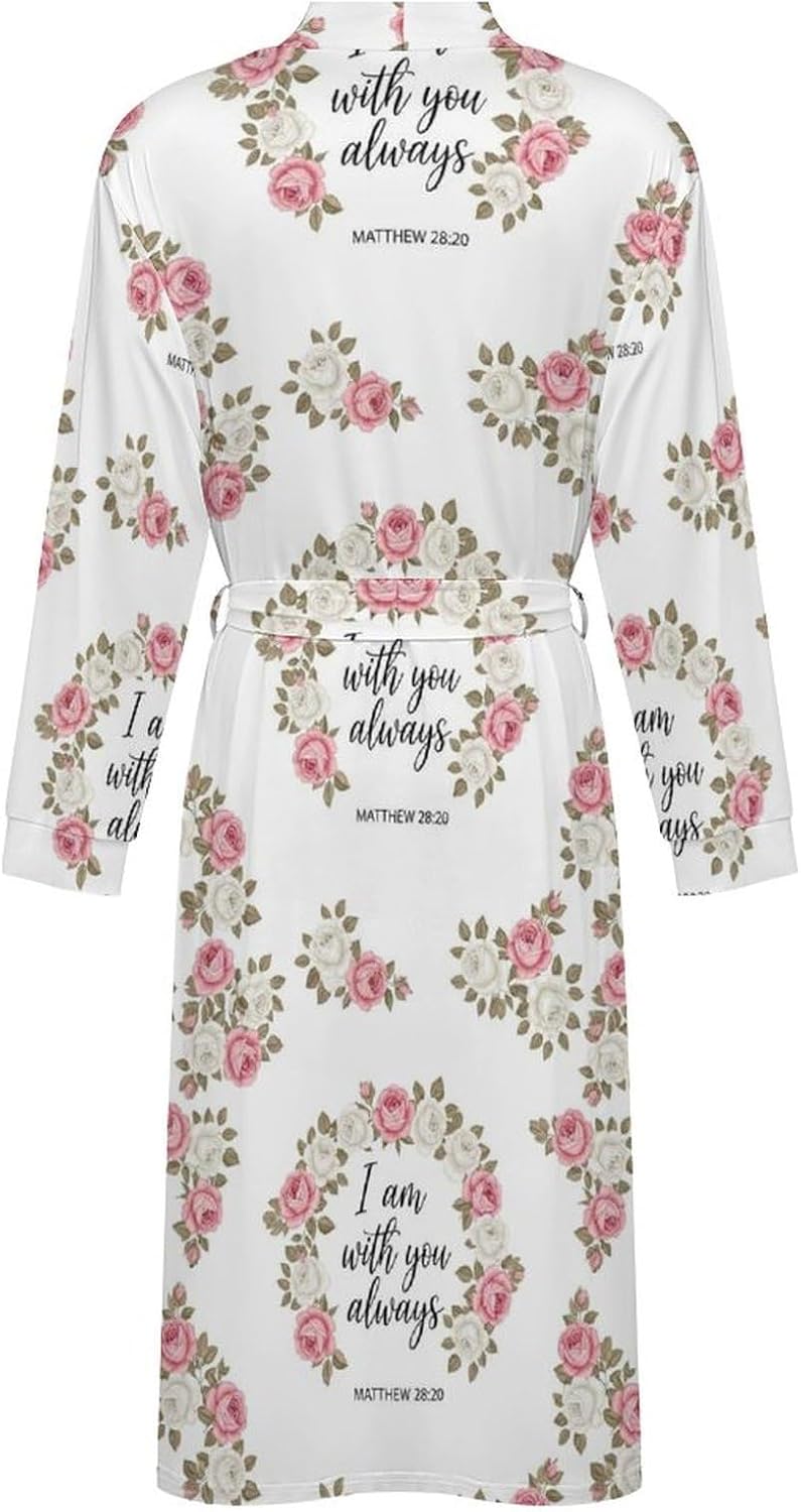 Soft Robes for Women Lightweight Kimono Bathrobe Full-Length Loungewear