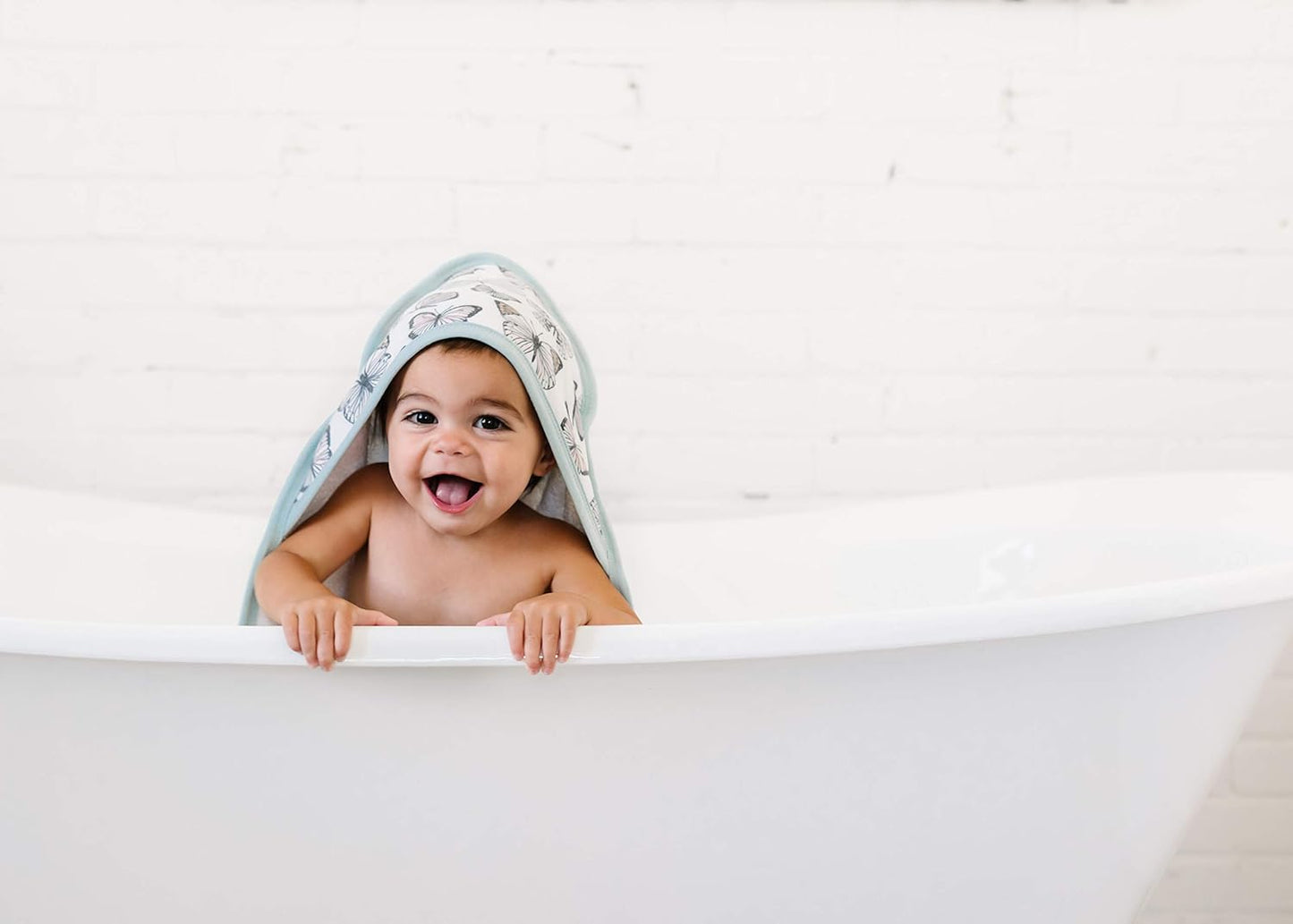 Copper Pearl Premium Knit Hooded Bath Towel with Terry Cloth Interior Dot