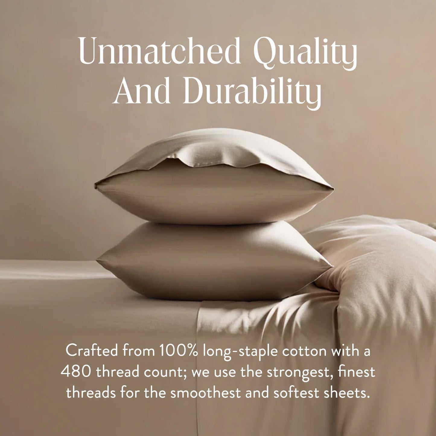 Brooklinen Luxury Sateen Duvet Cover Set - 100% Cotton, King/California King Size in Pebble - Includes 1 Duvet Cover and 2 King Pillowcases - Best King/Cali King Duvet Covers