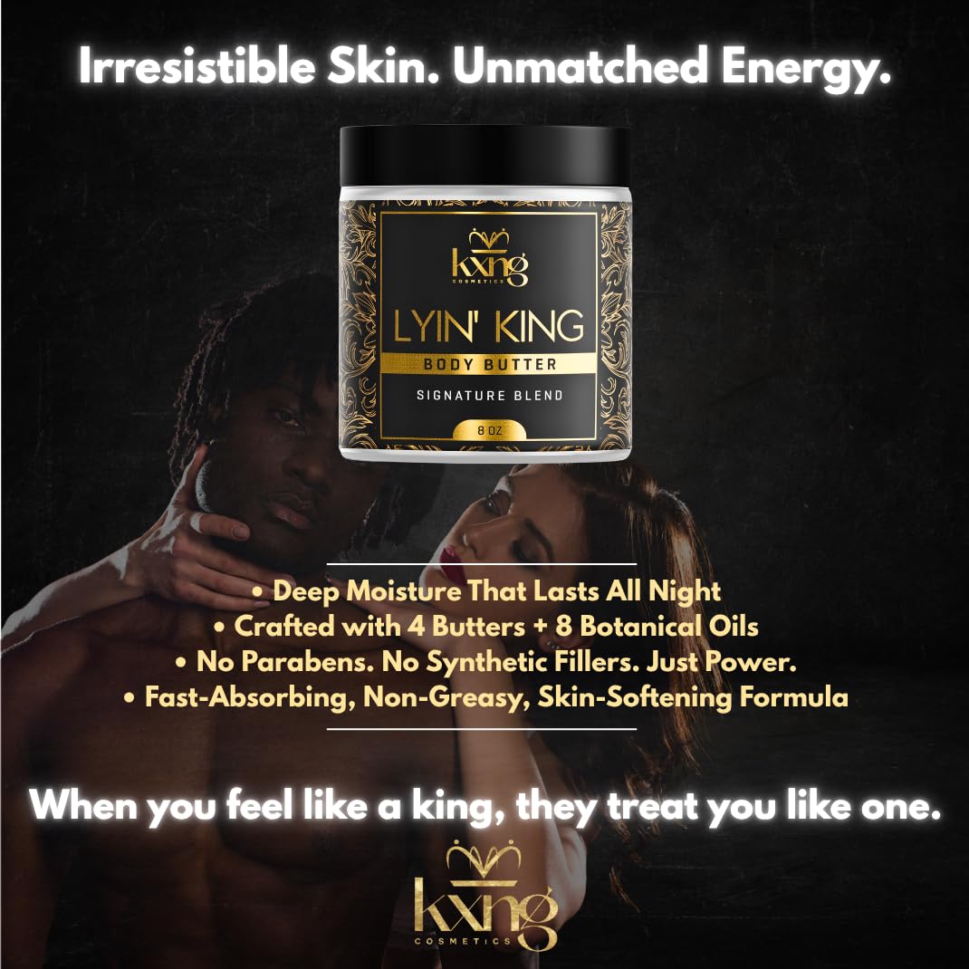KXNG Whipped Shea Body Butter, Deep Hydration Body Cream for Women, Smooth, Non-Greasy Moisturizer for Radiant Skin, Cruelty-Free