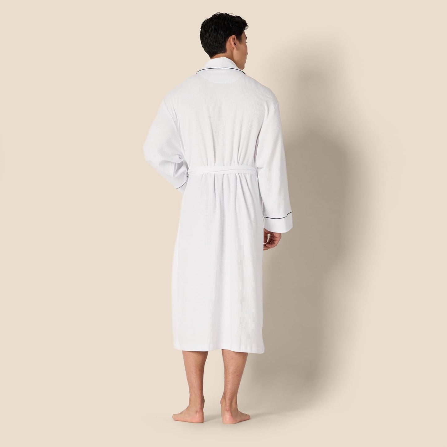 Amazon Essentials Mens Lightweight Waffle Bathrobe (Available in Big & Tall)