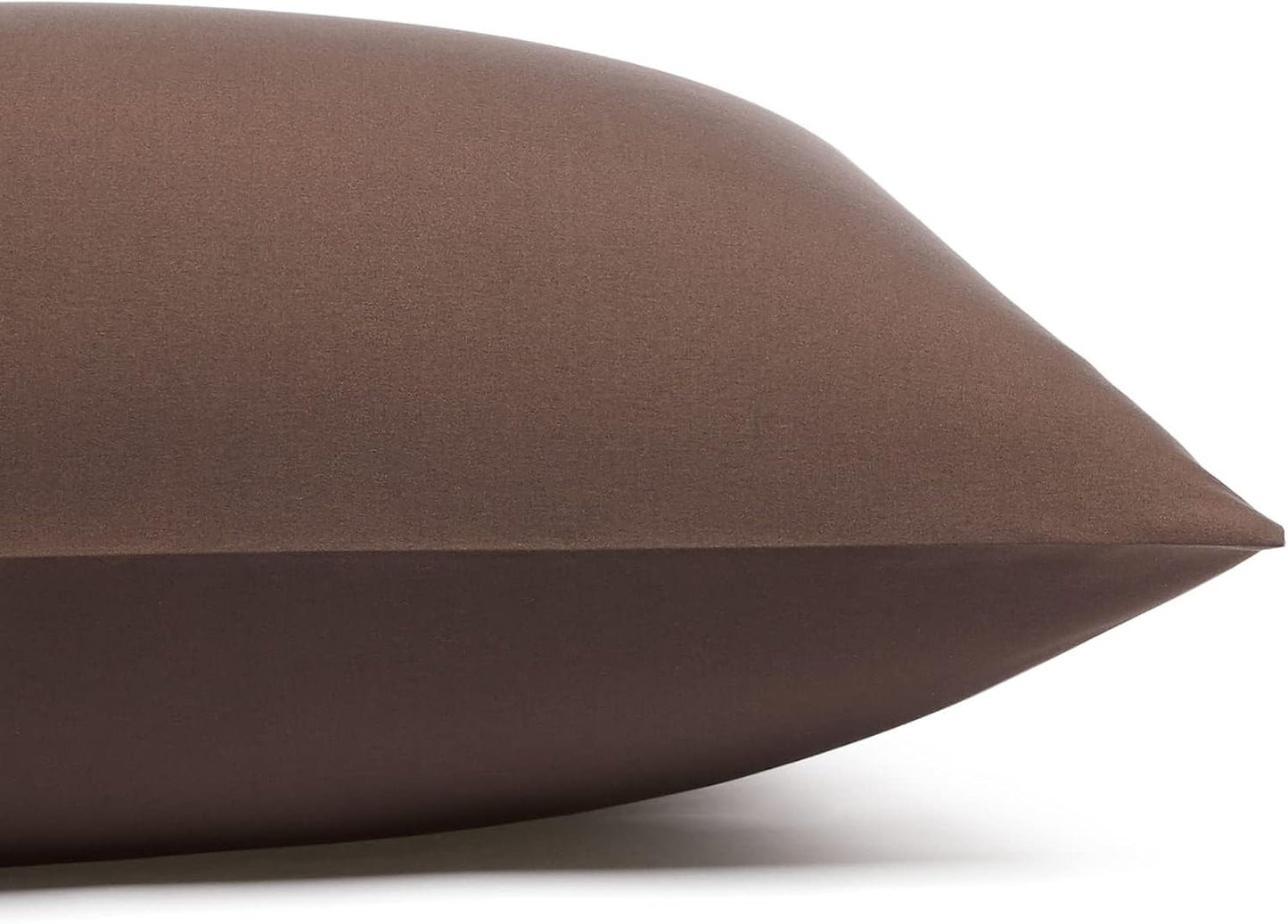 Amazon Basics Lightweight Super Soft Easy Care Wrinkle Free Microfiber 3 Piece Bed Sheet Set with 14-Inch Deep Pockets, Twin, Chocolate, Solid, Kids, Men & Women Bedding