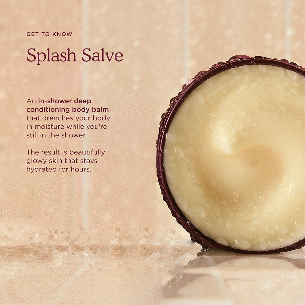 HANNI Splash Salve Body Mask, In-Shower Moisturizer with Coconut, Jojoba, Shea Butter & Glycerin, Deep Conditioning for All Skin Types, 250 mL / 8.8 oz (Pack of 2)