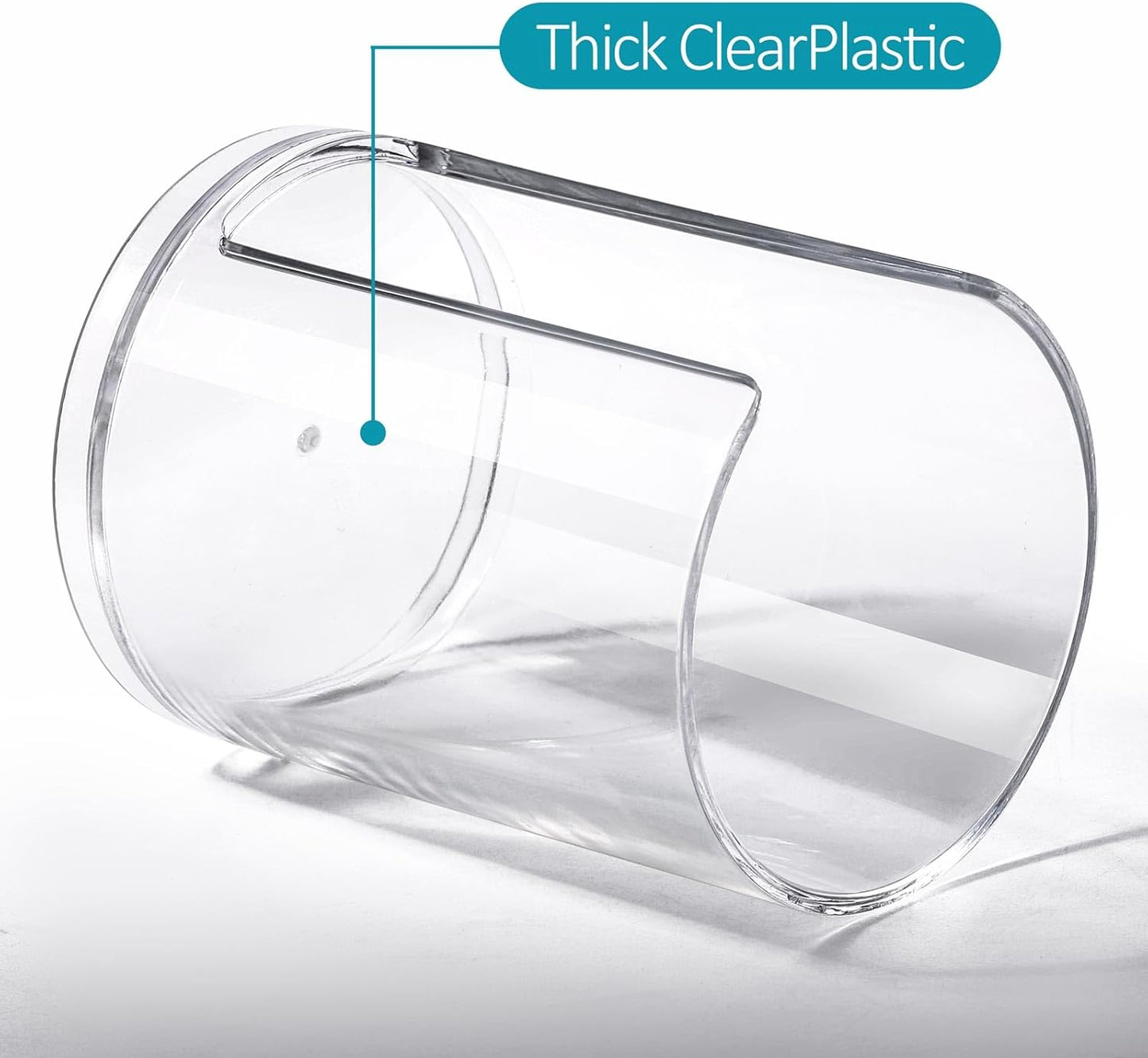 3 Pack Bathroom Cup Dispenser 3 oz Countertop Storage Mouthwash Cups Holder, Plastic Small Disposable Paper Cup Holders for Bathroom Sink Counter