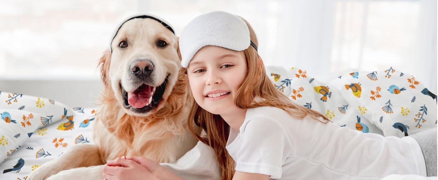 100% Egyptian Cotton Printed Duvet Cover Set 1000 Thread Count Oversized King Luxurious Duvet Cover Set of 3, Breathable, & Durable Set Hotel Quality, Super Soft Comfy All Season - White