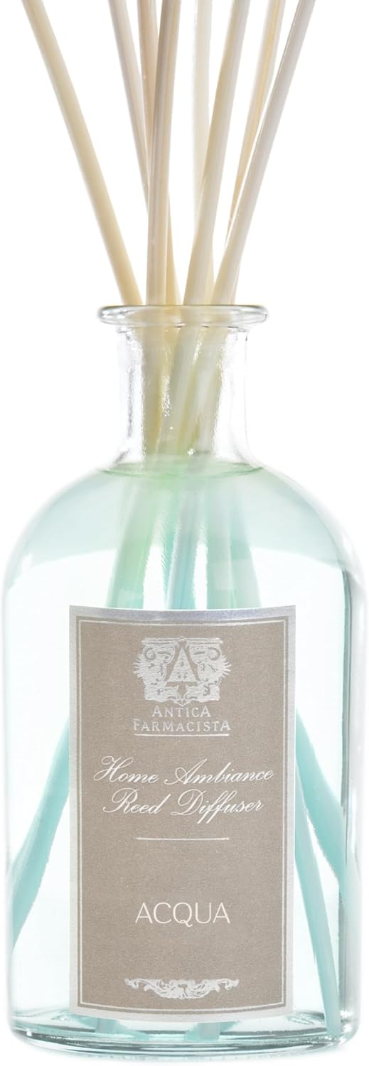 Antica Farmacista Home Ambiance Diffuser - Long-Lasting Reed Scent Diffuser - Luxury Room Freshener Gift - Acqua, 8.45 fl oz
