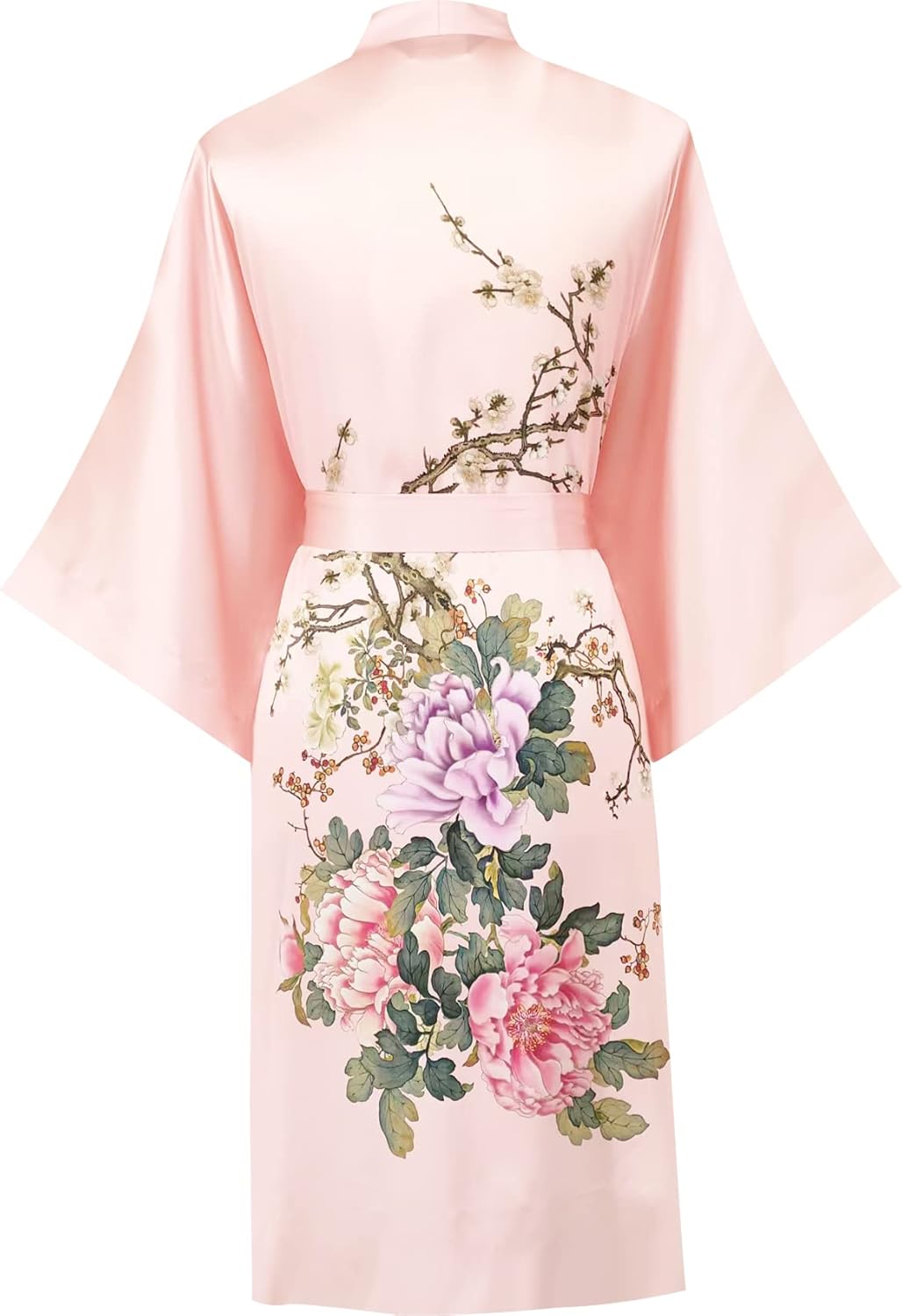 women's 100% silk kimono, short bathrobe pajamas, kimono pajamas