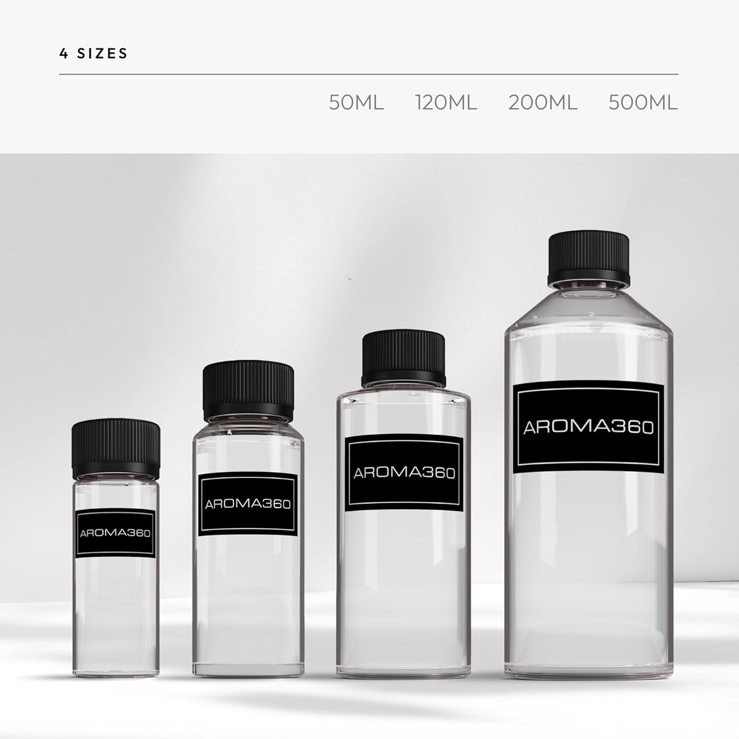 Aroma360 - Escapade Fragrance Oil Scent - Luxury Aromatherapy Scent Diffuser Oil - Hints of Lemon, Ocean, Bergamot, & Fragrant Jasmine - for Essential Oil Diffusers - for Home & Office - 120mL
