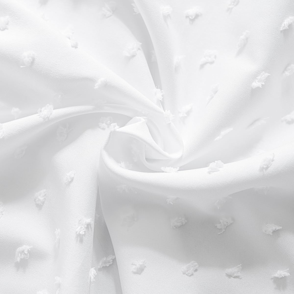 Tufted Dot Bed Skirt Twin Size,Ruffled Bed Skirt with Split Corners, Twin Bed Skirt 18 Inch Drop, Boho Twin Size Bed Skirt White for Ruffled Bed Skirt with Split Corners, Bed Skirt Twin Size