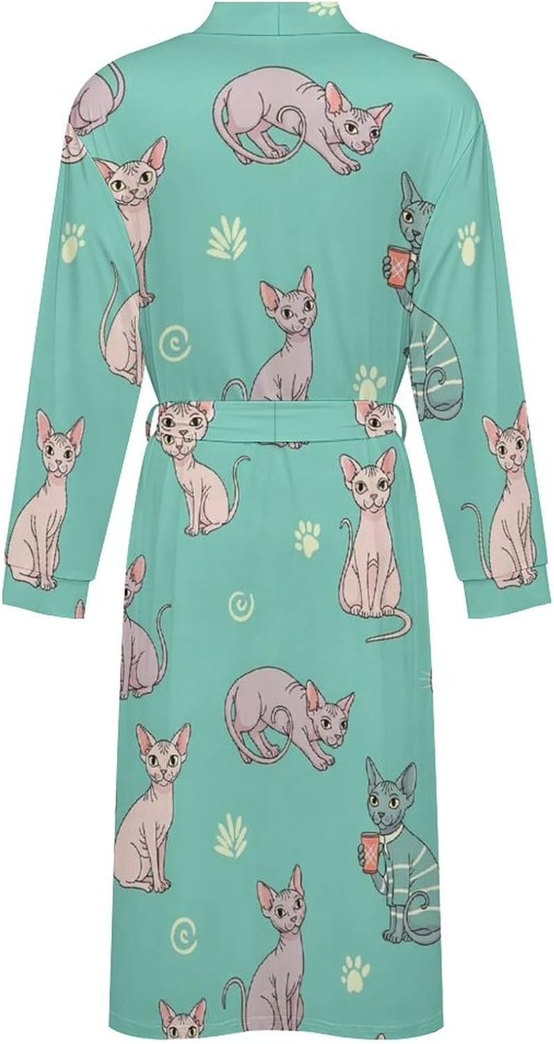 Soft Robes for Women Lightweight Kimono Bathrobe Full-Length Loungewear