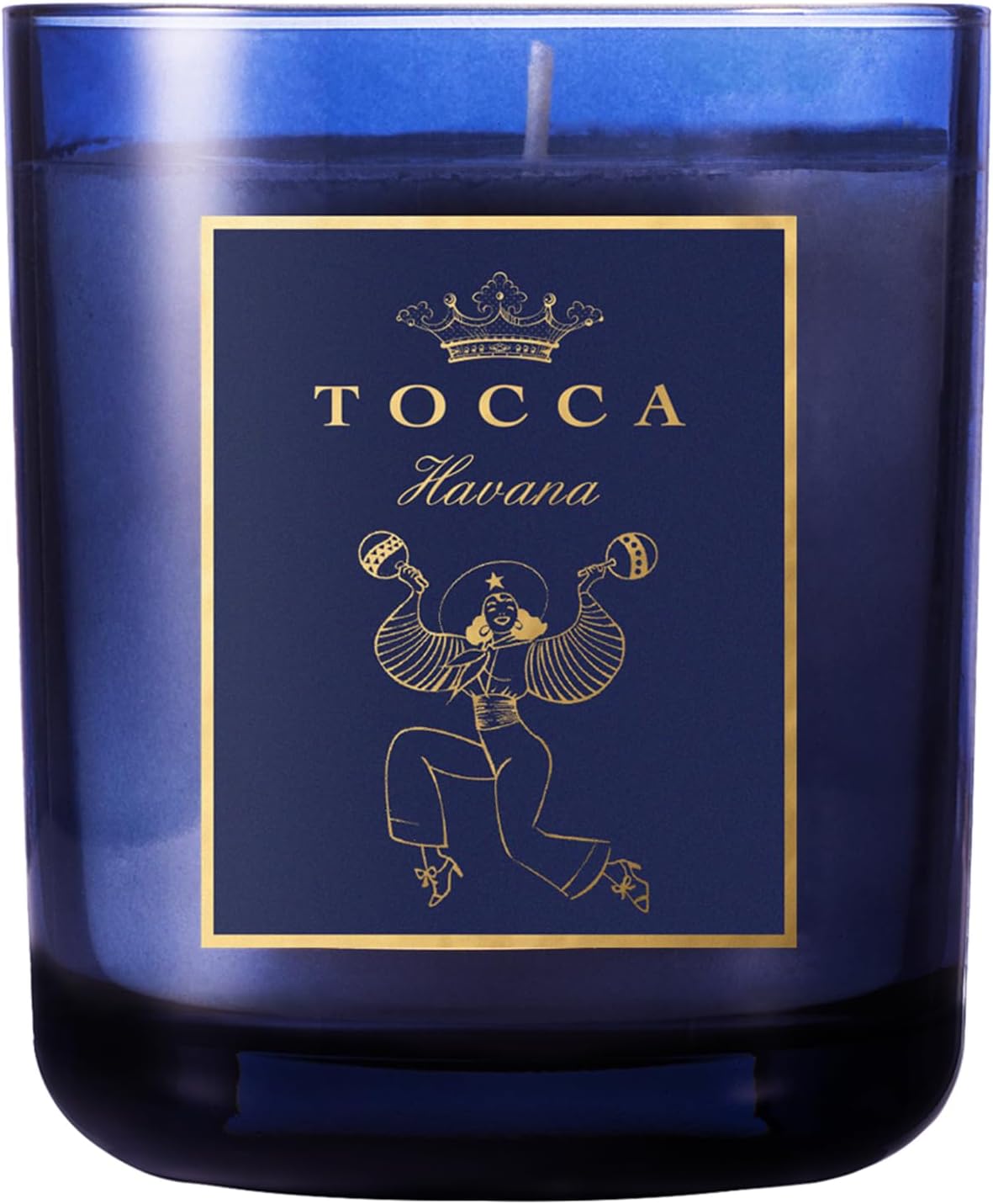 TOCCA Havana 10oz Candle- Sugar Cane & Rum Scented, Hand Poured Soy-Wax Blend with 100% Cotton Wick, 60 Hour Burn Time