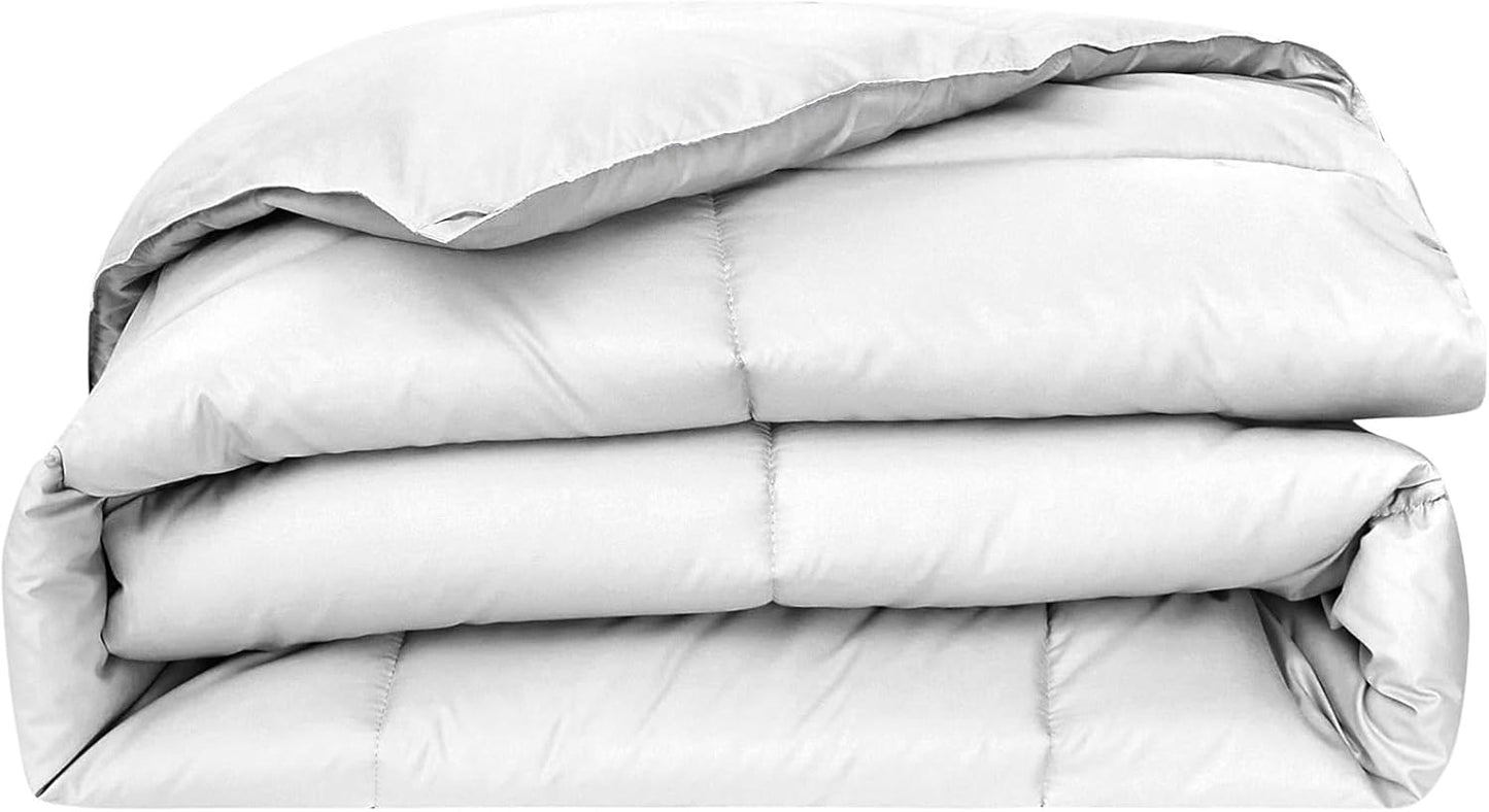 Modern Threads Down Alternative Reversible Comforter White/White Twin