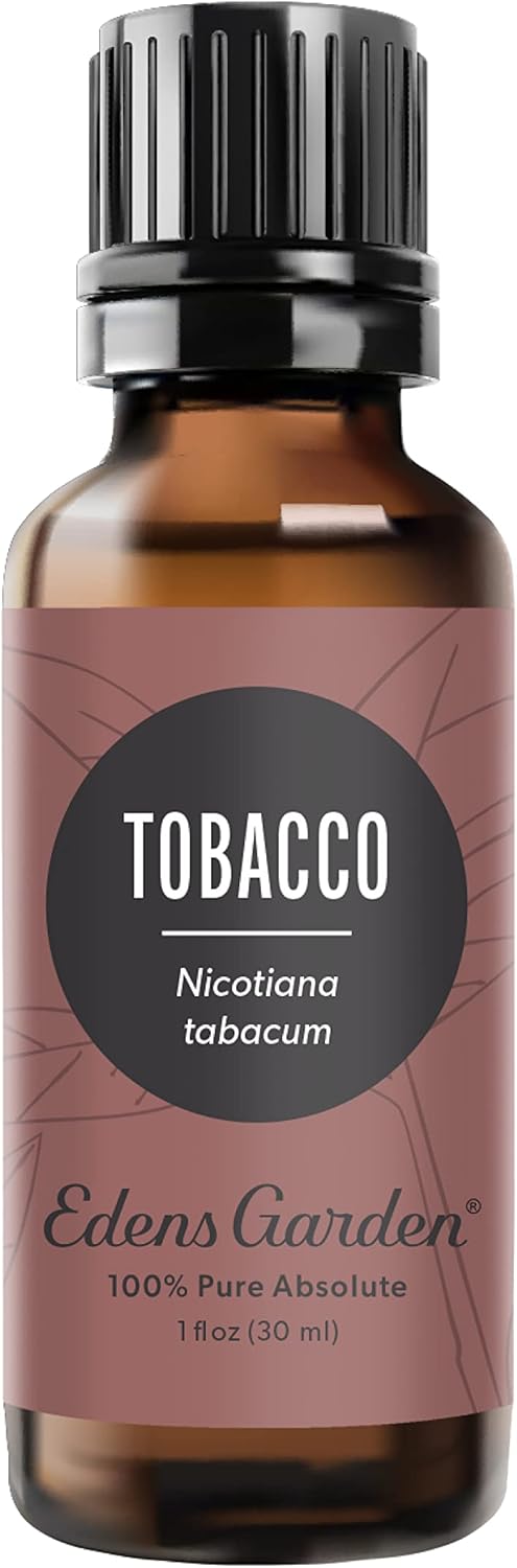 Edens Garden Tobacco- Absolute Essential Oil- 100% Pure Premium Grade, Undiluted, Natural, Therapeutic, Aromatherapy, The Best for Diffuser, Candle, Laundry, Humidifiers 30 ml (1 fl oz)
