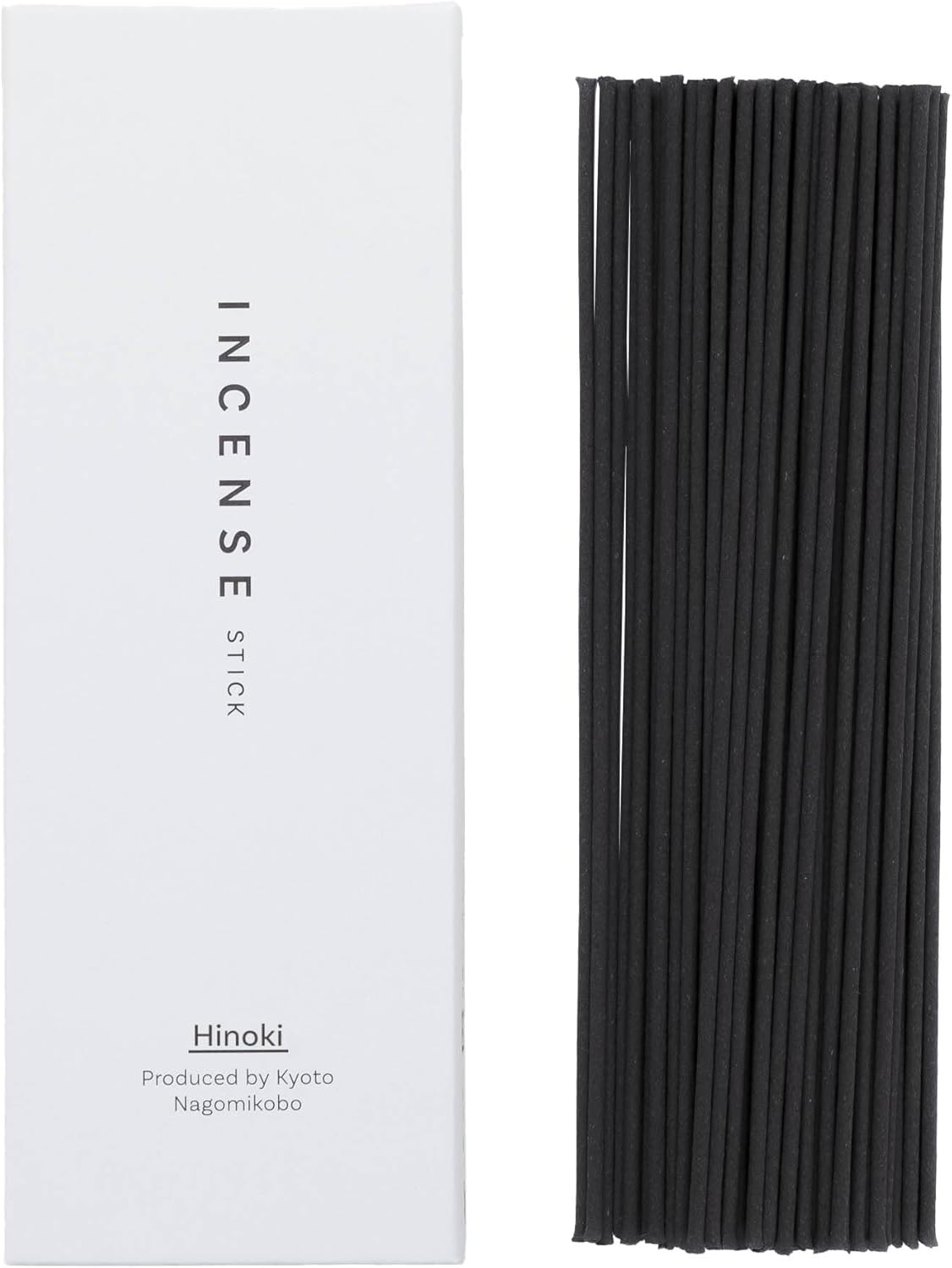 Kyoto Hinoki Incense Sticks - Japanese Temple Aroma, Ideal for Relaxation & Meditation, Approx. 60 Sticks (0.044 Pounds) - Premium Quality Incense for Spiritual & Home Use Nagomikobo