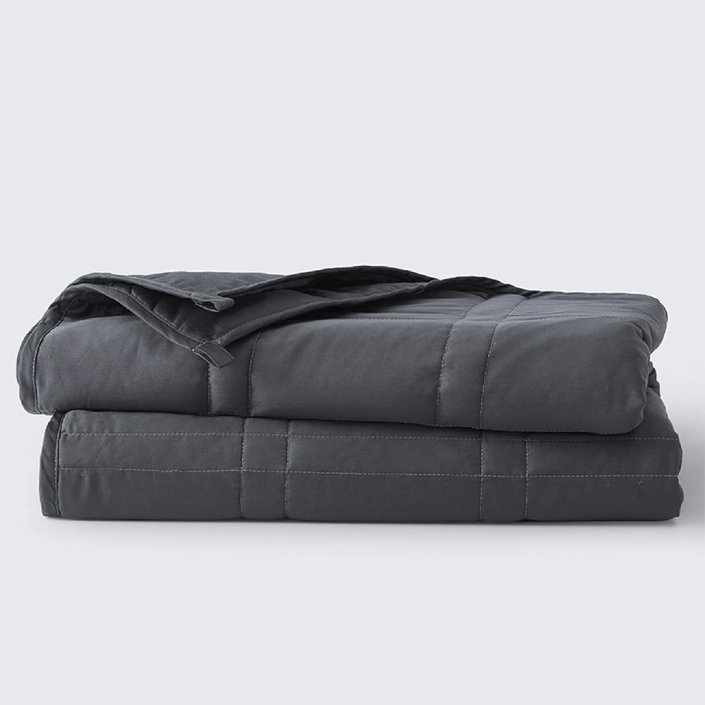 Baloo Weighted Blanket for Adults 20 lb (Midnight, 60"x80") | Cool & 100% Cotton | Machine Washable & Dryer Safe | Glass Microbead Fill
