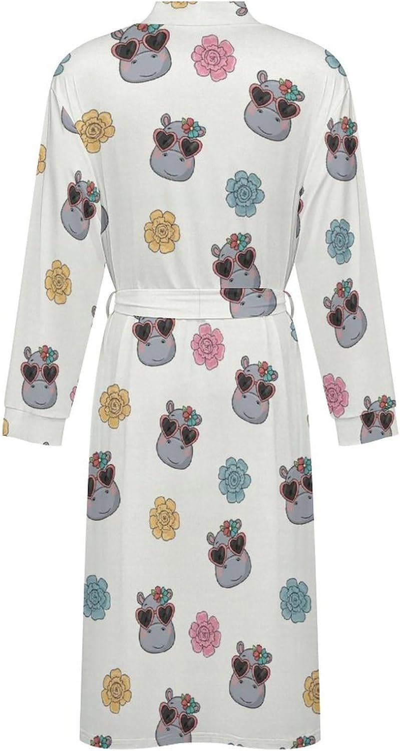 Soft Robes for Women Lightweight Kimono Bathrobe Full-Length Loungewear