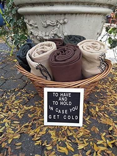 (24 Pack) Bulk Fleece 50x60 Throw Blankets for Wedding Favors, Homeless Women, Men, Homes, Bed, Sofa, Couch, Office, Pet Blankets, Travel | Soft Warm Lightweight Throw Blankets in Bulk (Khaki)