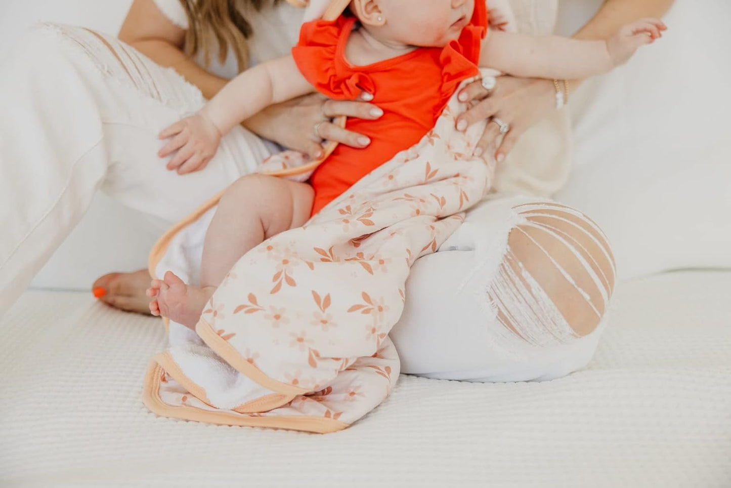 Copper Pearl Hooded Bath Towels Premium Knit/Terry Cloth Baby Towels with Hood, Pockets, and Cool Designs - Great to Gift and Make Bath Time Fun - Baby Bath Towel, Rue