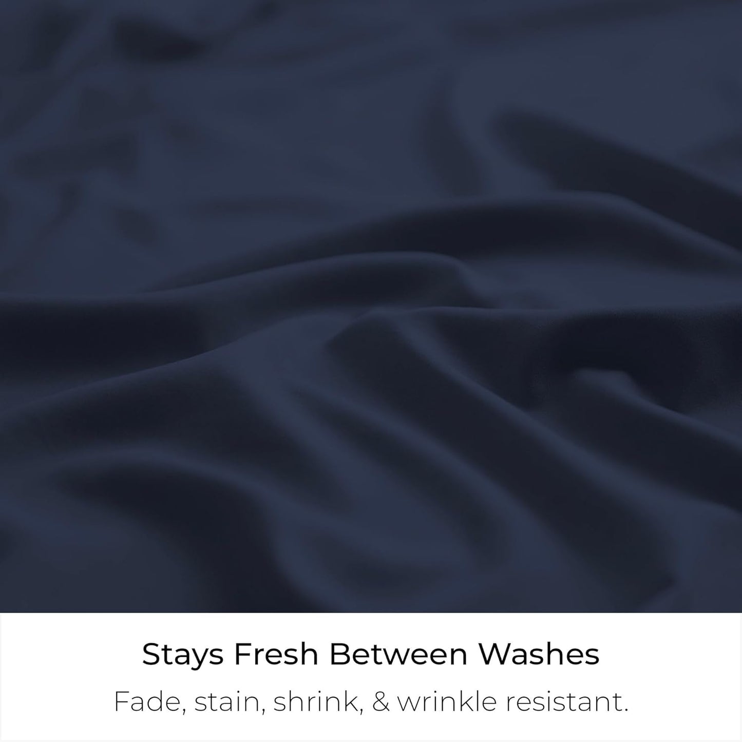 Mellanni Bed Skirt Twin Size - Bed Skirting - 15-Inch Tailored Drop Pleated Dust Ruffle - Hotel Luxury Bedding - Wrinkle, Fade, Stain Resistant - 1 Bedskirt (Twin, Navy Blue)