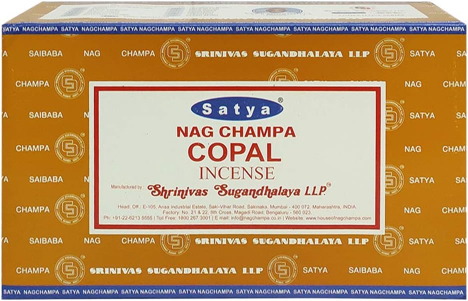 Copal Incense Sticks and Incense Stick Holder Bundle Insence Insense Satya