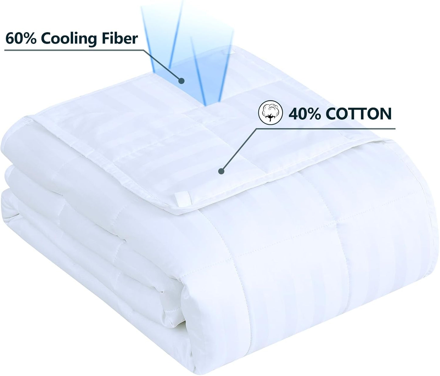 Weighted Blanket Kids (36"x48" 5lbs),Ultra Soft and Cozy Cooling Weighted Blanket Kids,Heavy Blanket with Machine Washable Soft Blanket, Ivory
