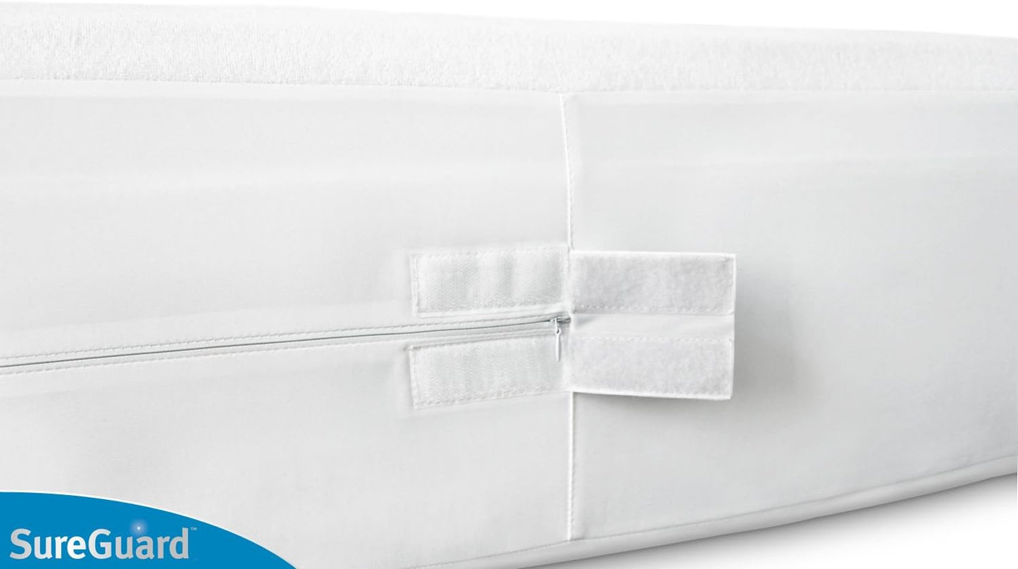 Twin XL (6-8 in. Deep) SureGuard Mattress Encasement - 100% Waterproof, Bed Bug Proof, Hypoallergenic - Premium Zippered Six-Sided Cover