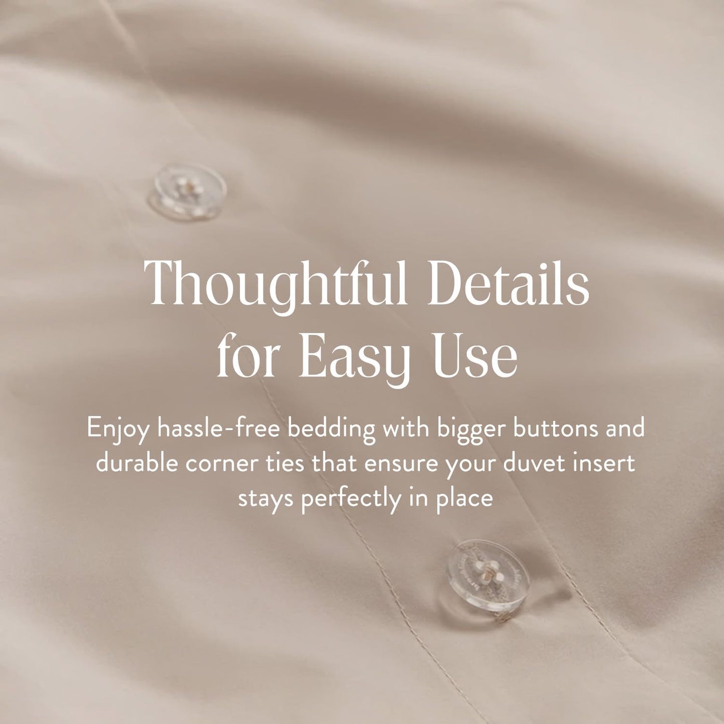 Brooklinen Luxury Sateen Duvet Cover Set - 100% Cotton, King/California King Size in Pebble - Includes 1 Duvet Cover and 2 King Pillowcases - Best King/Cali King Duvet Covers