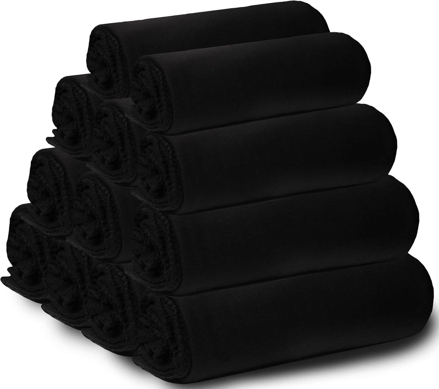 Yacht & Smith Soft Fleece Blankets 50 X 60, Lightweight, Cozy Warm Throws Dark Colorful Blanket Sofa Travel Outdoor, Wholesale
