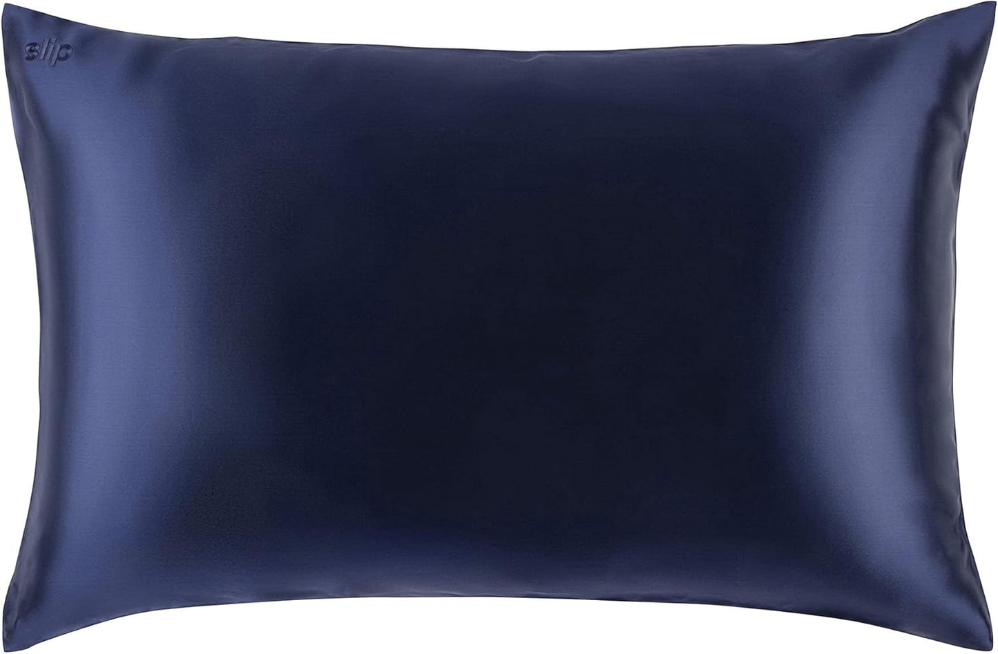 slip The Original Queen Pure Silk Pillow Case - 100% Pure 22 Momme Mulberry Silk - Queen Size Standard Pillow Case - Anti-Aging, Anti-BedHead, Anti-Sleep Crease, Navy, (20" x 30")