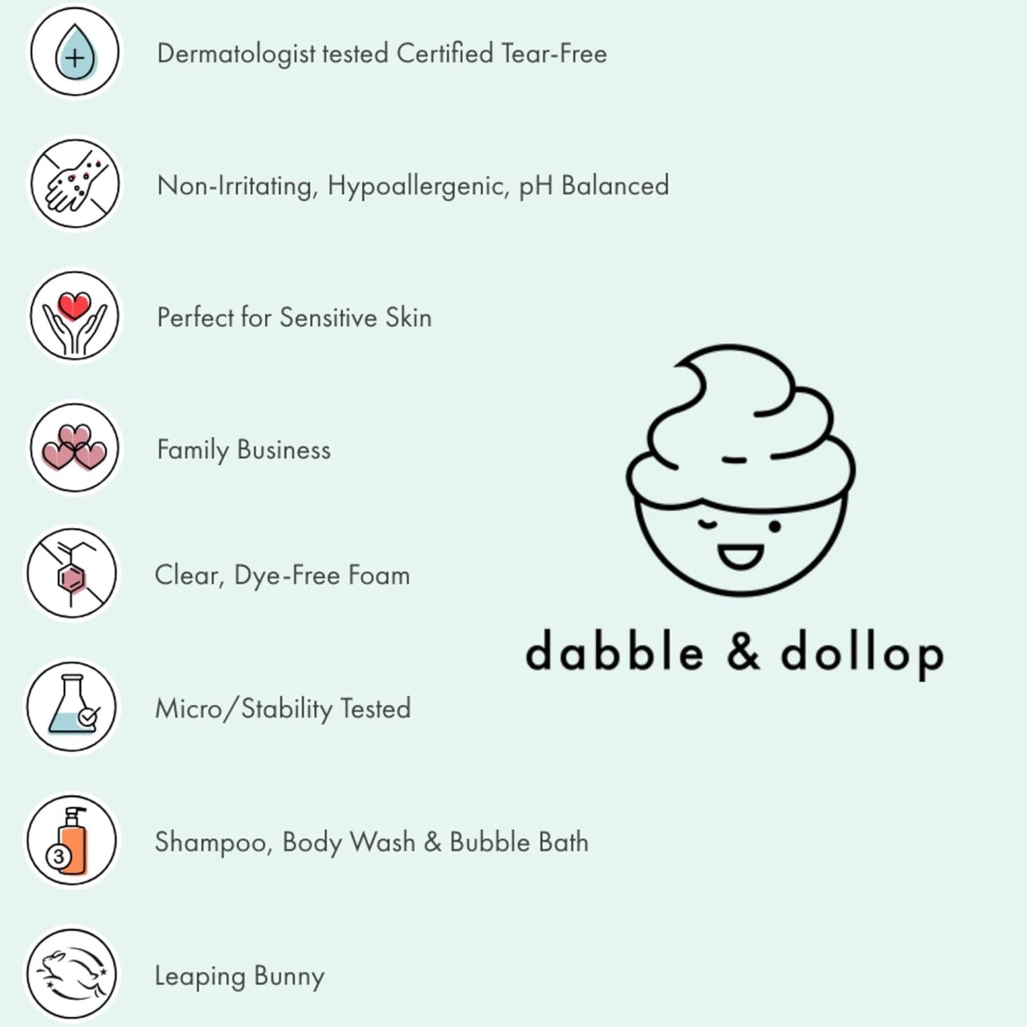 Dabble & Dollop Mini Bath Bombs, 100% Natural Droplets for Kids, Soothing Scents - Resealable Pouches, Fizzy, Moisturizing & Fun, Vegan, Gluten-Free, Cruelty-Free (Set of 24)
