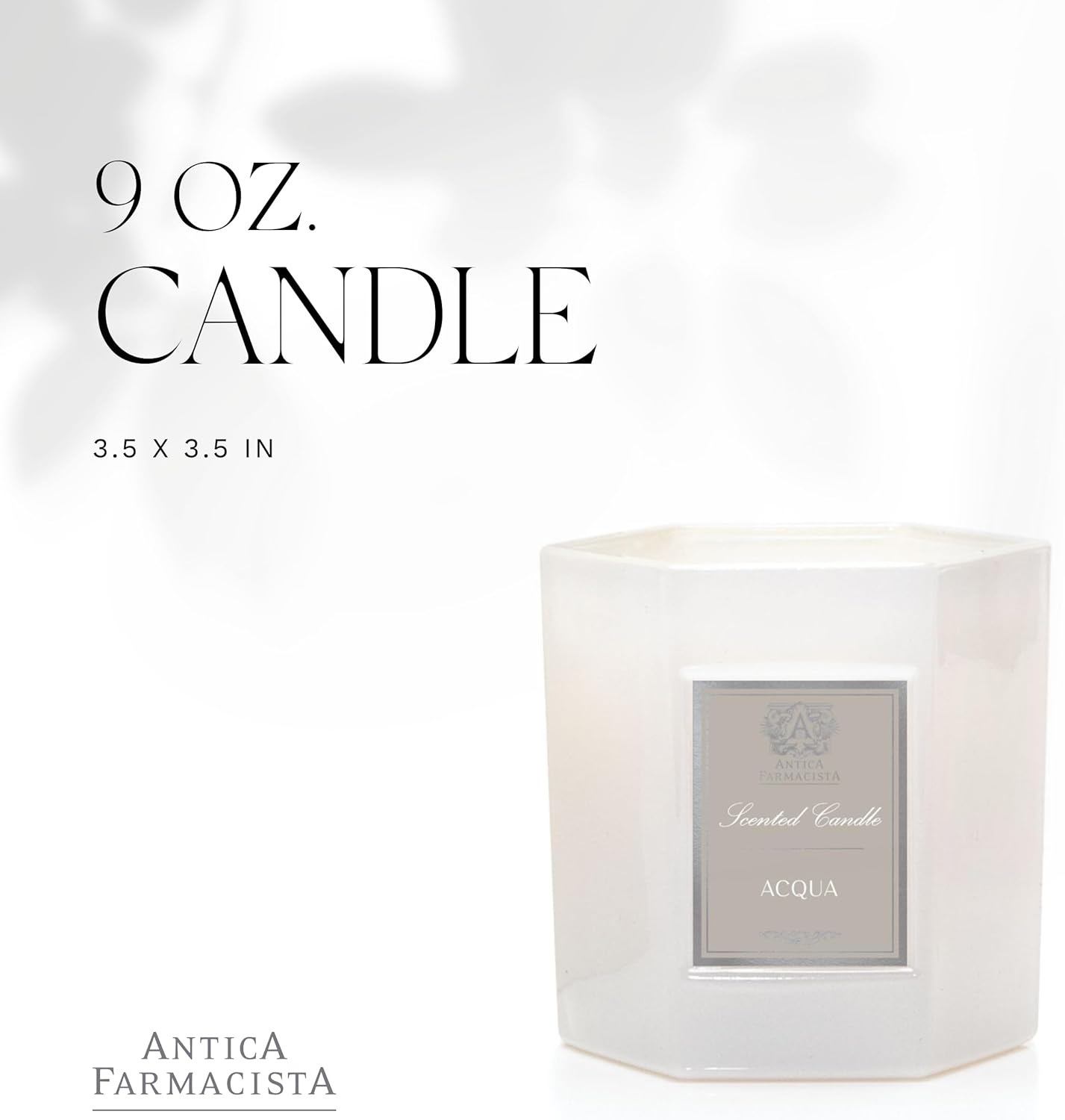 Antica Farmacista Luxury Scent Candle - Decorative Home Candle - Long-Lasting & Premium Scented - Luxury Gift - Acqua, 9 oz