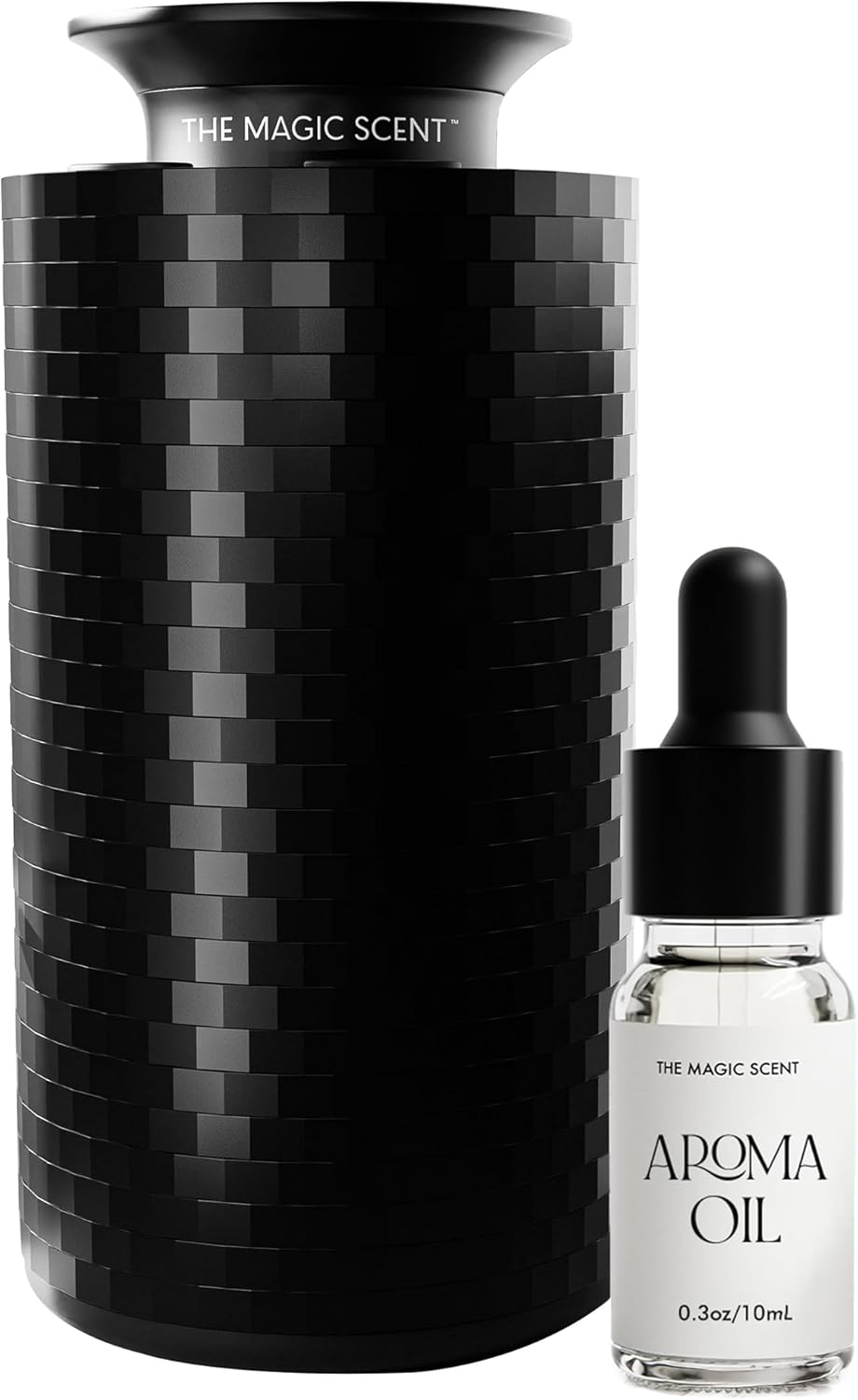 The Magic Scent Mini USB Car Diffuser - Waterless Scent Machine for Home & On-The-Go - Intensity Control & Timer - Waterless Oil Diffuser - Rechargeable Car Air Freshener Diffuser up to 400 sq. ft.